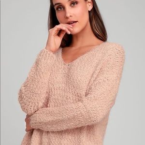 Lulus Miracle USA cozy oversized sweater